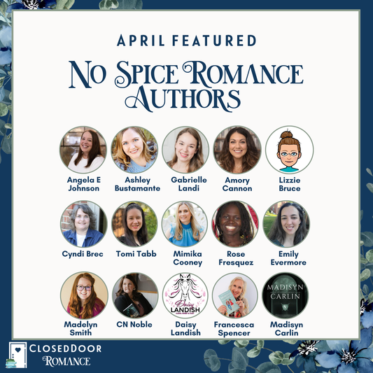 April 2026 Featured No Spice Romance Authors