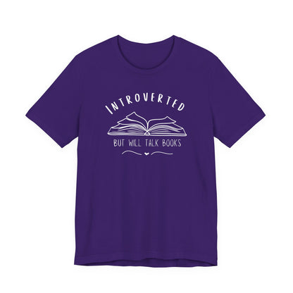 Introverted Bookish TShirt